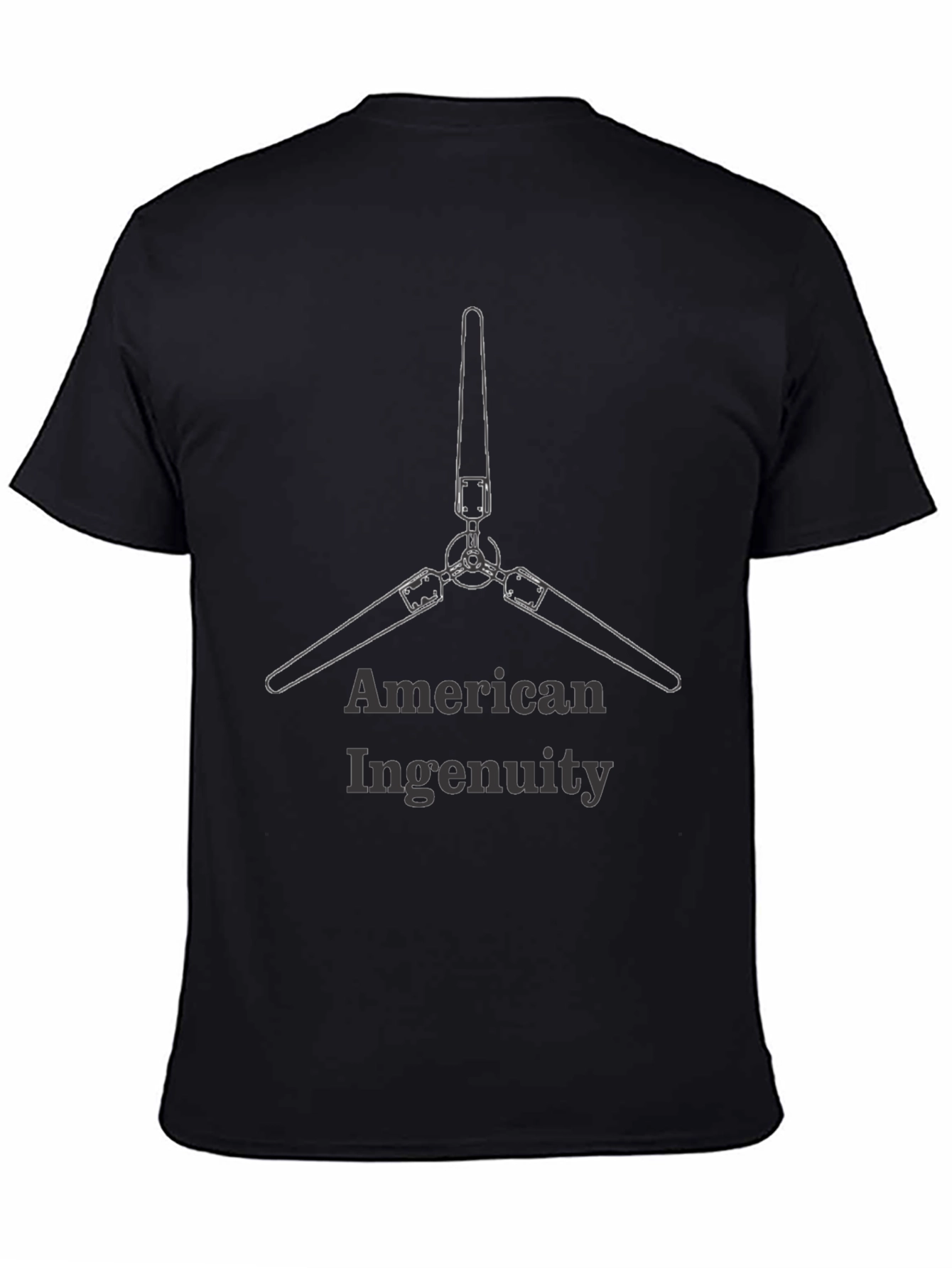 American Ingenuity Propeller Graphic Tee - Black