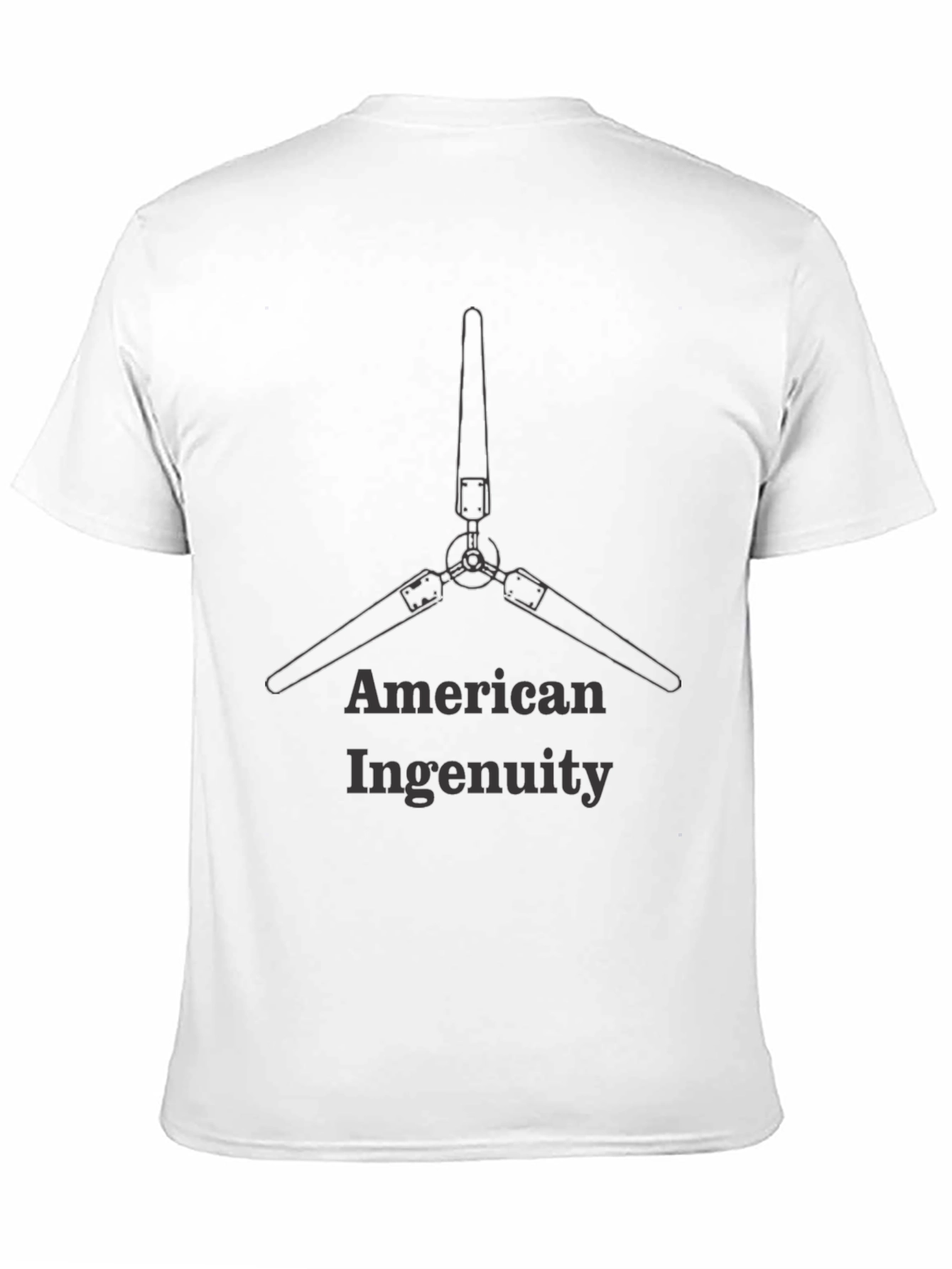 American Ingenuity Propeller Graphic Tee - Black