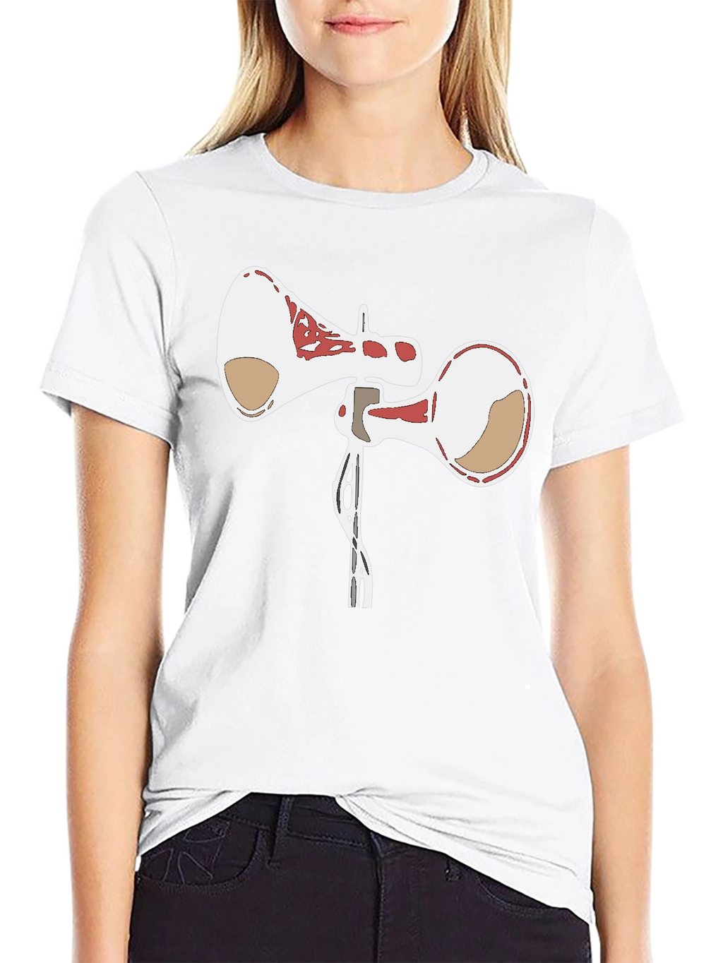 Siren Head Graphic Tee - Black