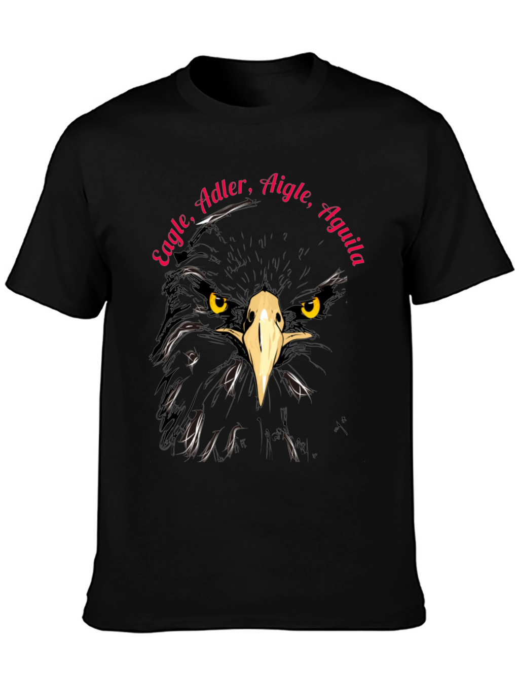 Eagle T-Shirt - Adler Aigle Aguila - Unique Design