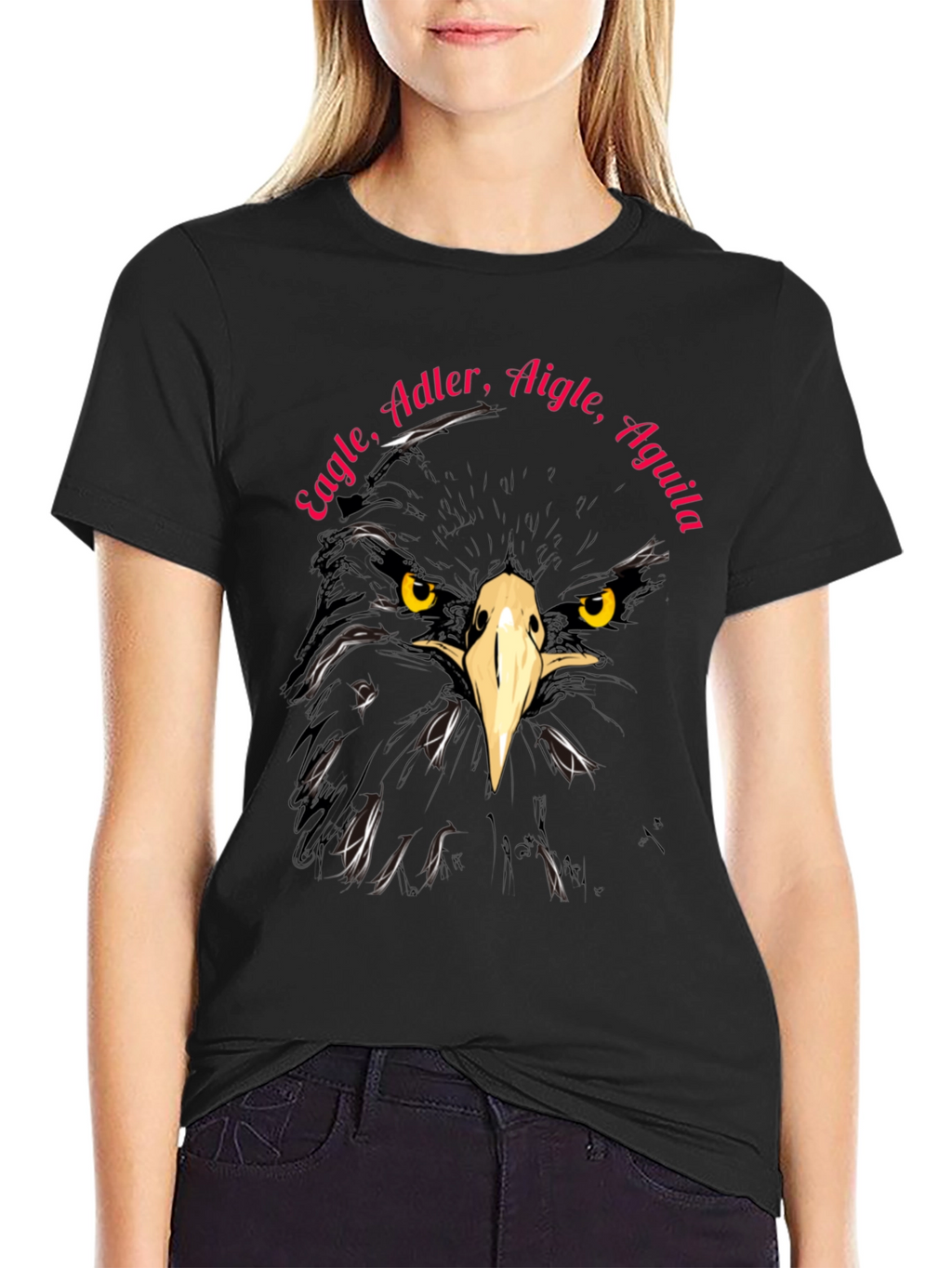 Eagle T-Shirt - Adler Aigle Aguila - Unique Design