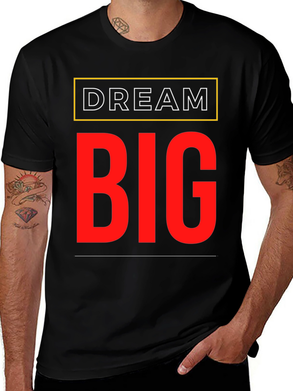 Dream Big Graphic T-Shirt - Motivational Tee