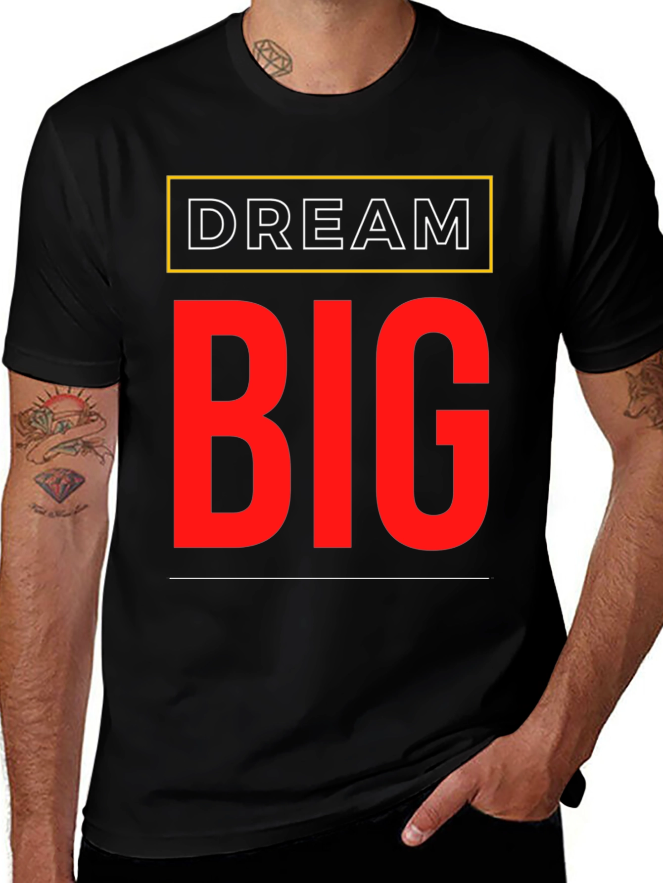 Dream Big Graphic T-Shirt - Motivational Tee