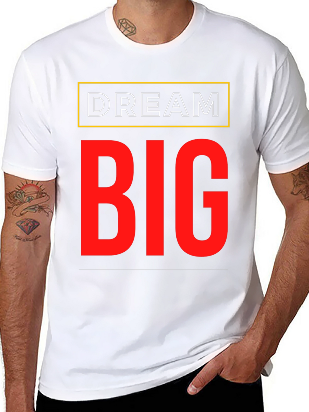 Dream Big Graphic T-Shirt - Motivational Tee