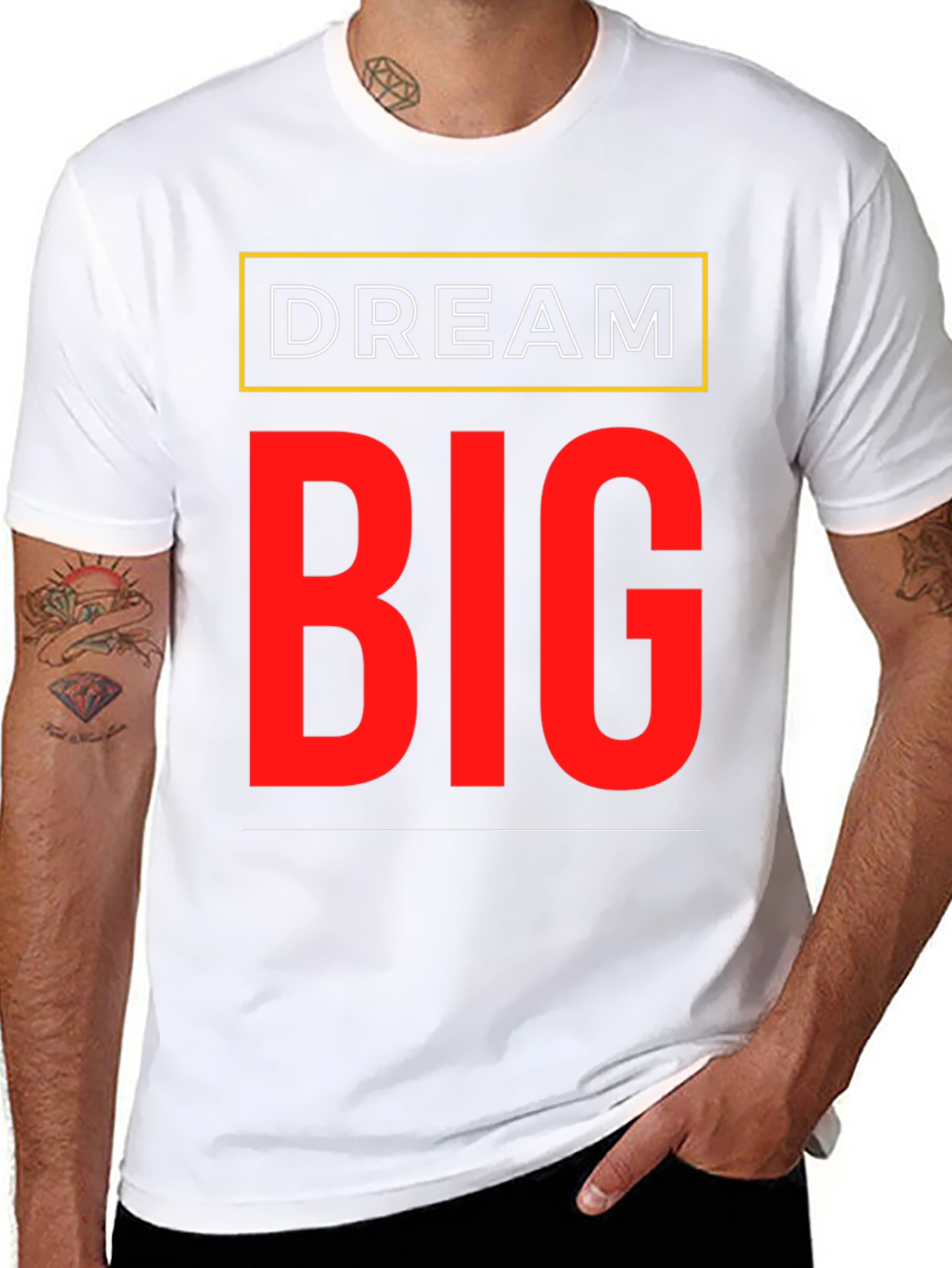 Dream Big Graphic T-Shirt - Motivational Tee