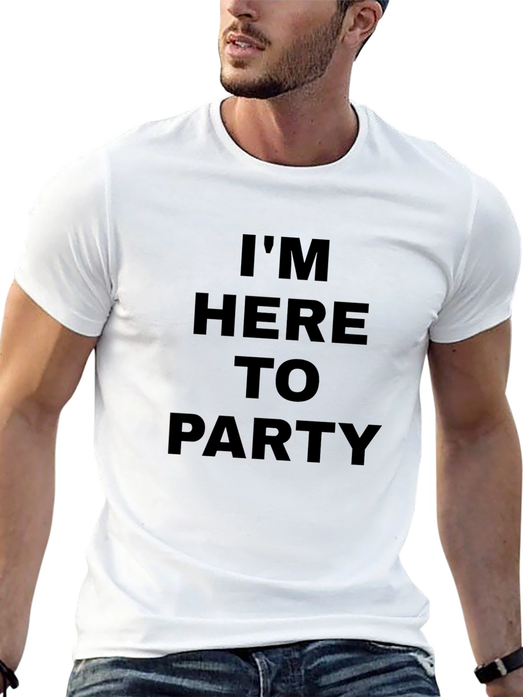 Im Here To Party Graphic T-Shirt