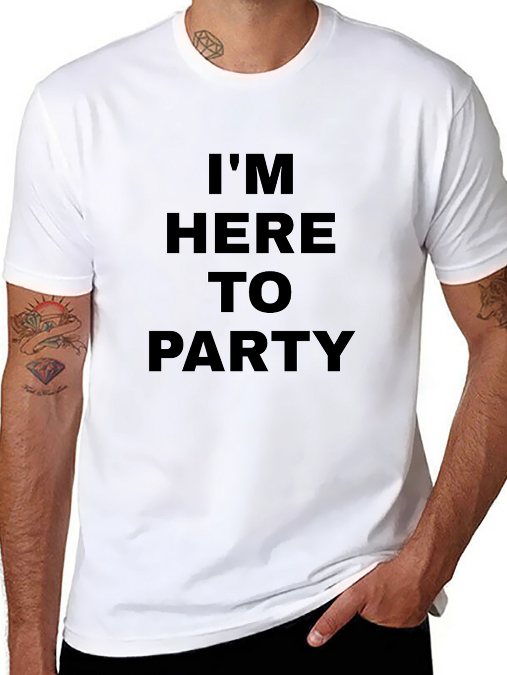 Im Here To Party Graphic T-Shirt