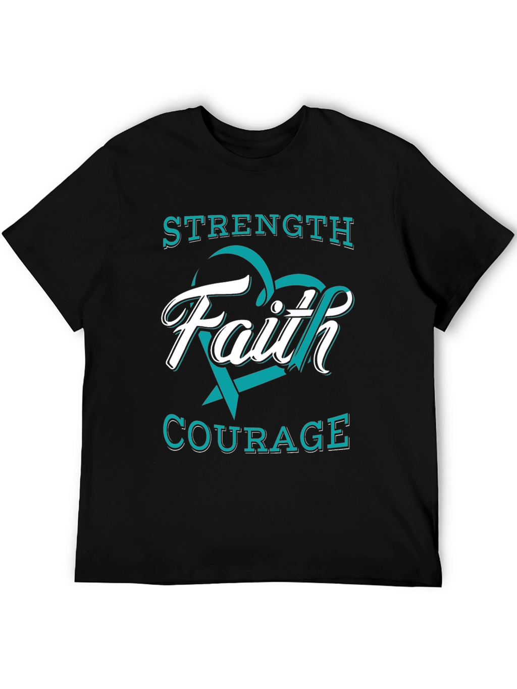 Faith Strength Courage Awareness T-Shirt