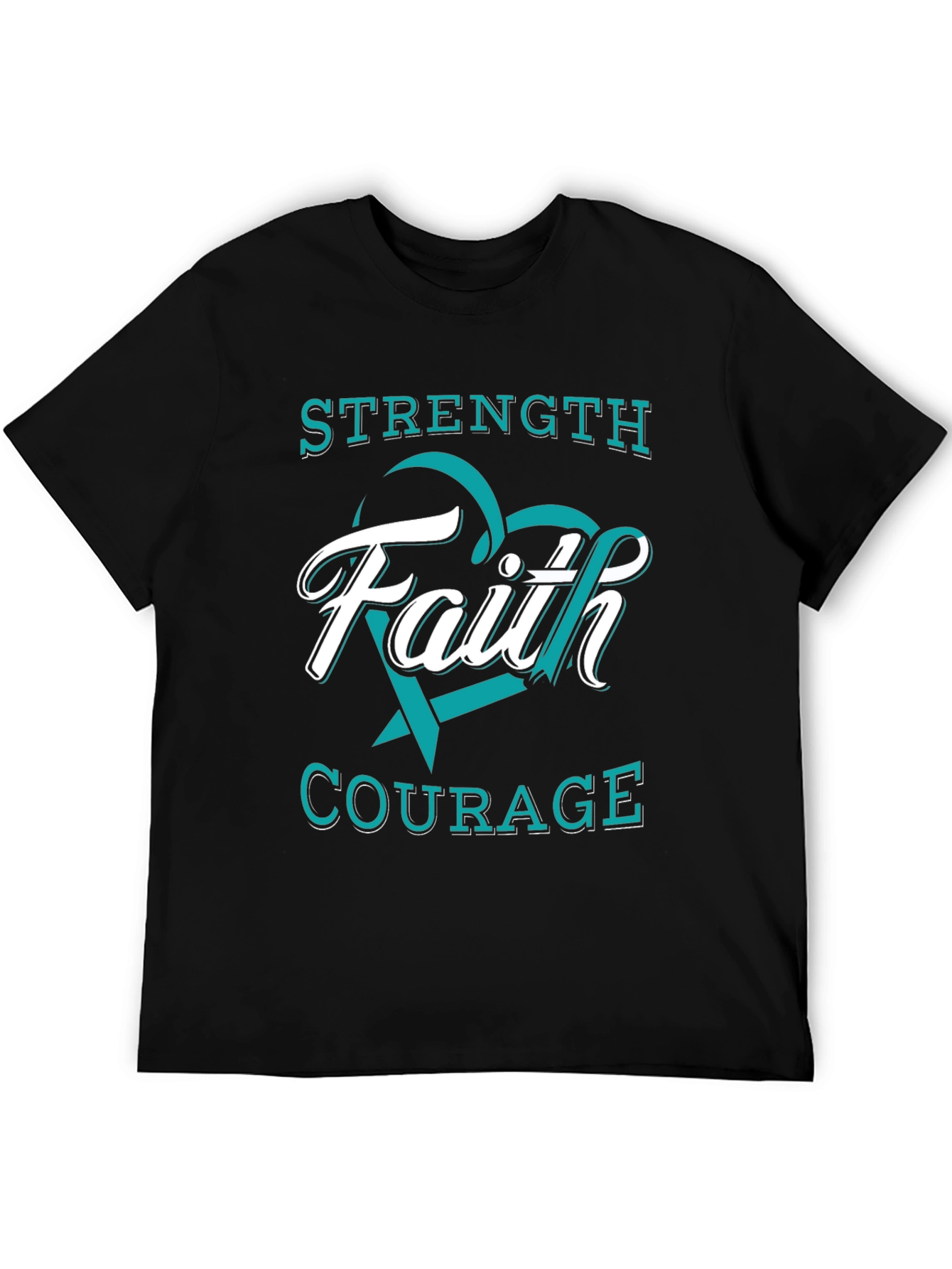 Faith Strength Courage Awareness T-Shirt