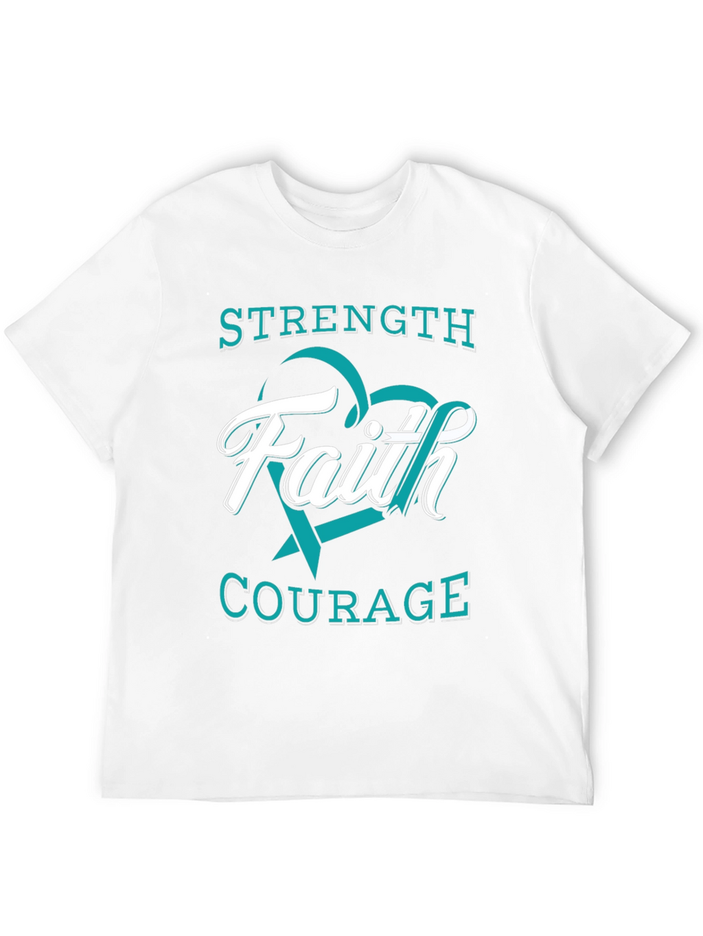 Faith Strength Courage Awareness T-Shirt