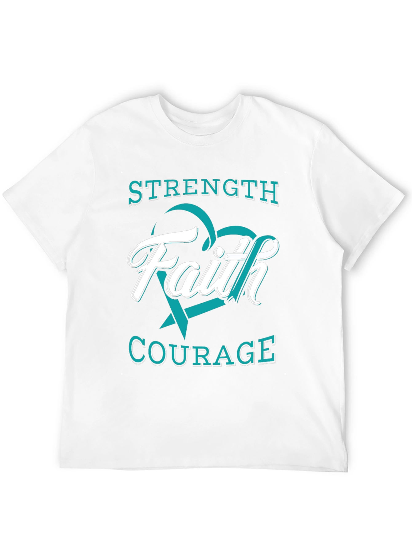 Faith Strength Courage Awareness T-Shirt