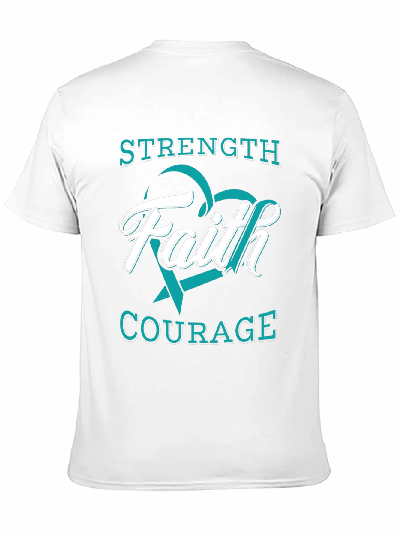 Faith Strength Courage Awareness T-Shirt