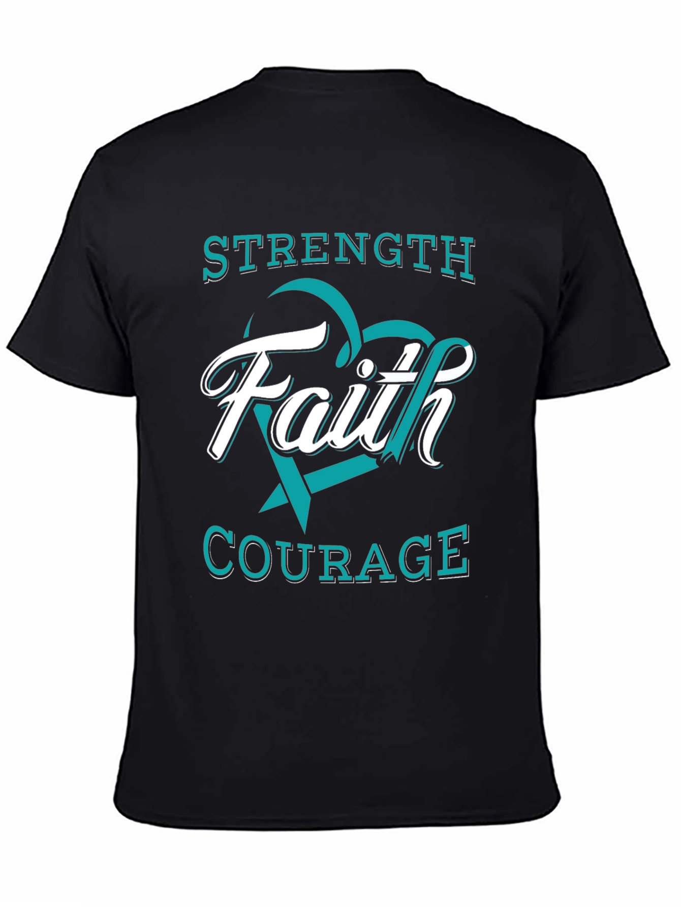 Faith Strength Courage Awareness T-Shirt