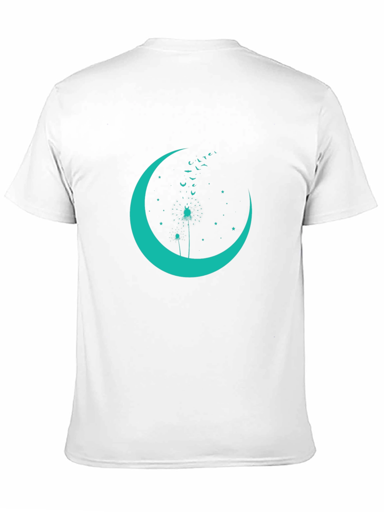Crescent Moon Dandelion Graphic Tee