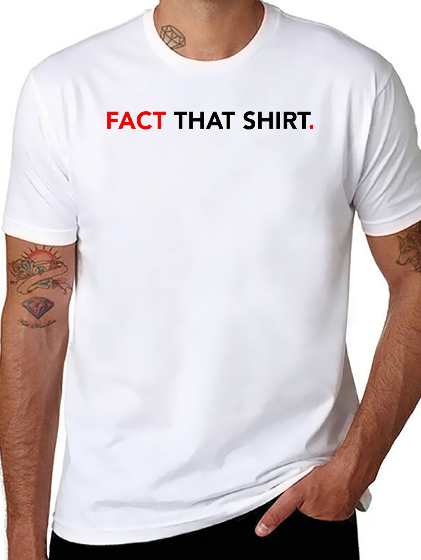 Fact That Shirt Mens Black Tee