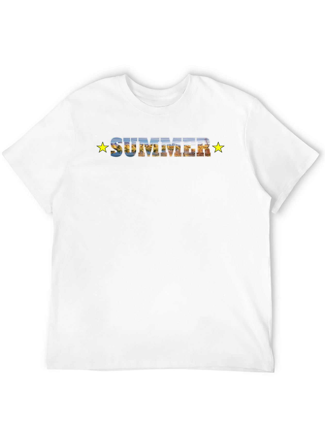 Summer Scenic Graphic Tee - Stylish Comfort