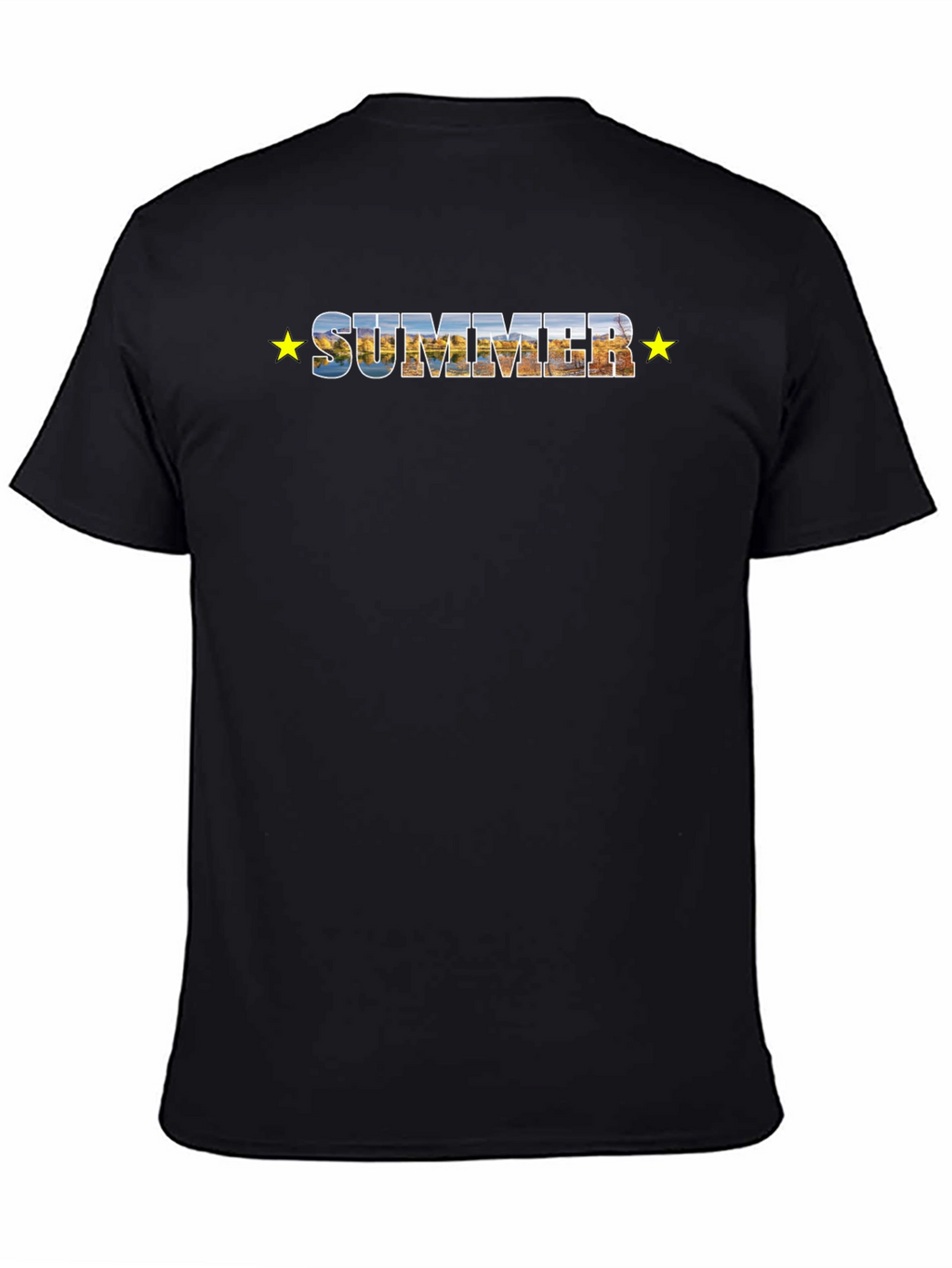 Summer Scenic Graphic Tee - Stylish Comfort