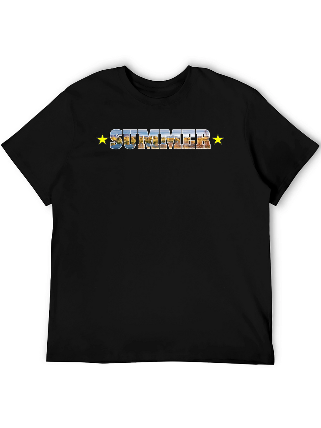 Summer Scenic Graphic Tee - Stylish Comfort