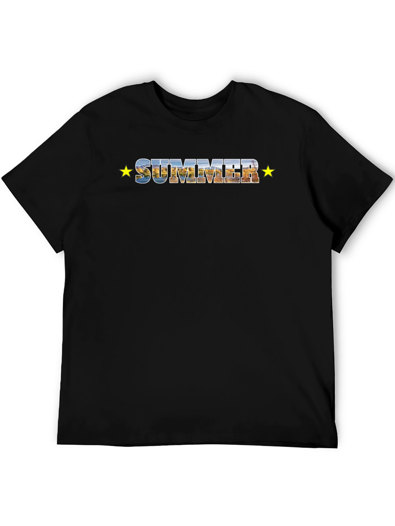 Summer Scenic Graphic Tee - Stylish Comfort