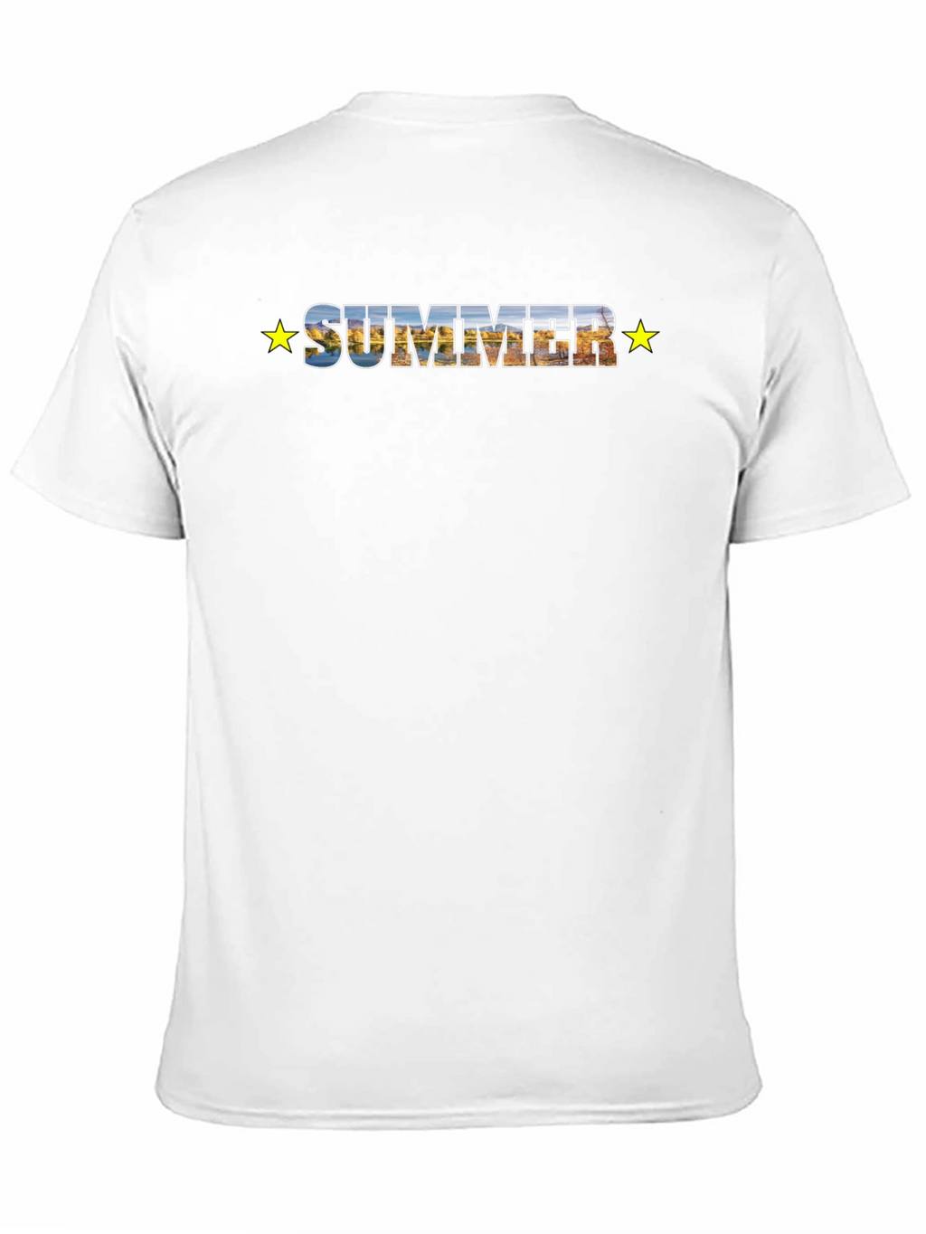 Summer Scenic Graphic Tee - Stylish Comfort