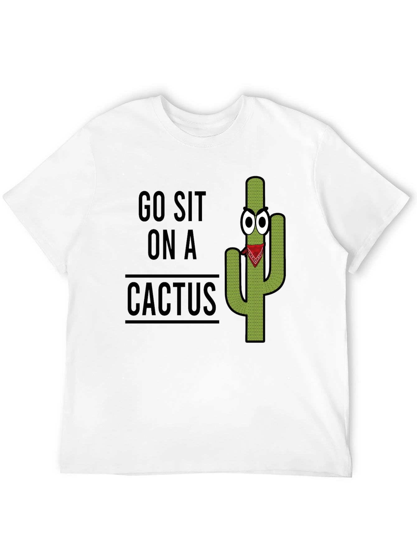 Go Sit On A Cactus Graphic Tee