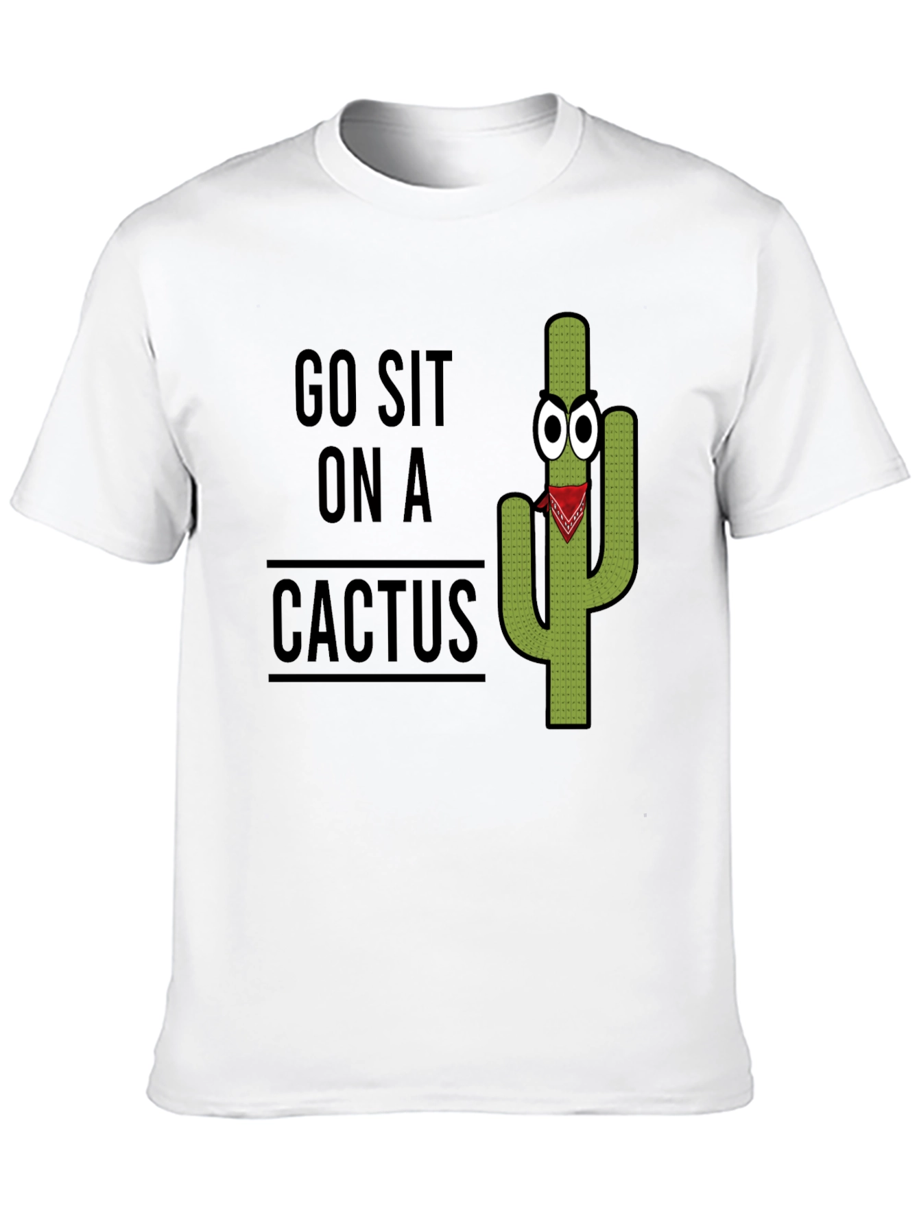 Go Sit On A Cactus Graphic Tee