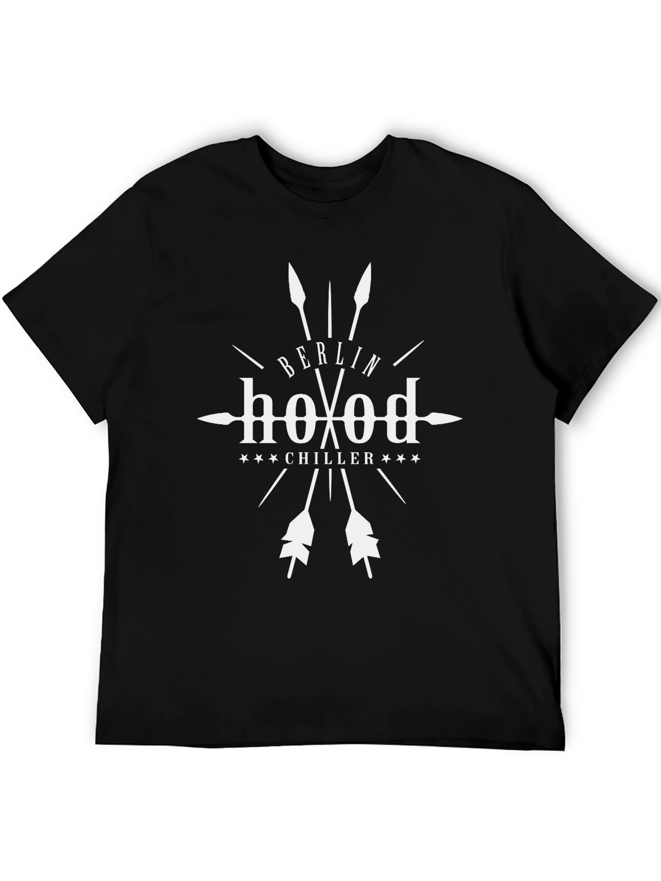 Berlin Hood Chiller Graphic Tee - Black