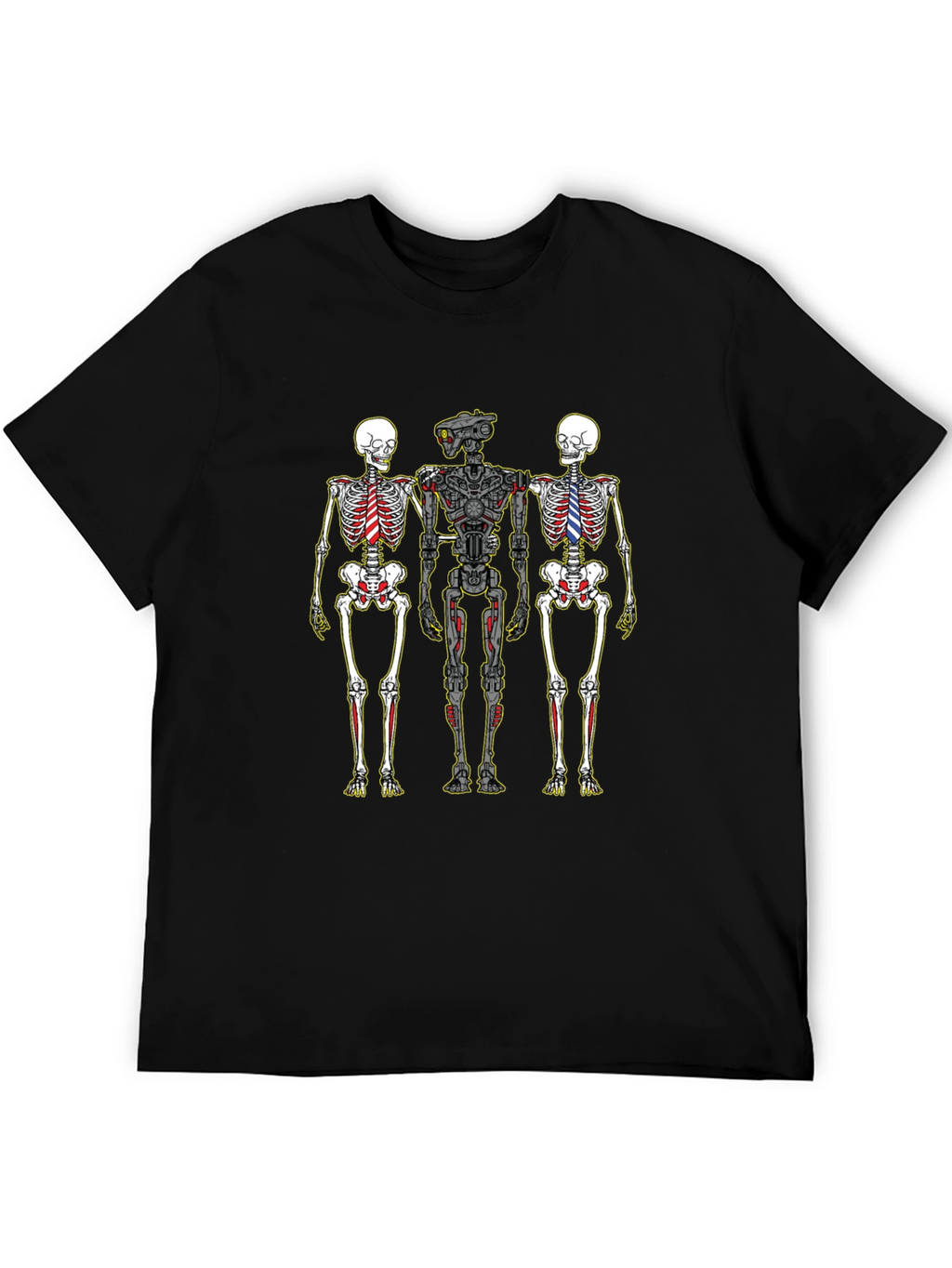 Skeleton Trio Graphic T-Shirt
