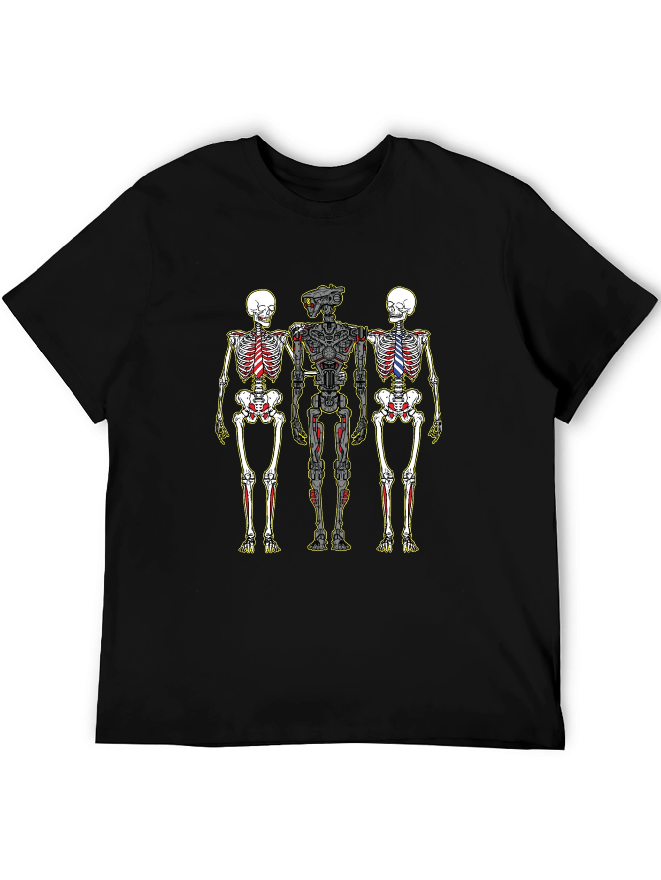 Skeleton Trio Graphic T-Shirt