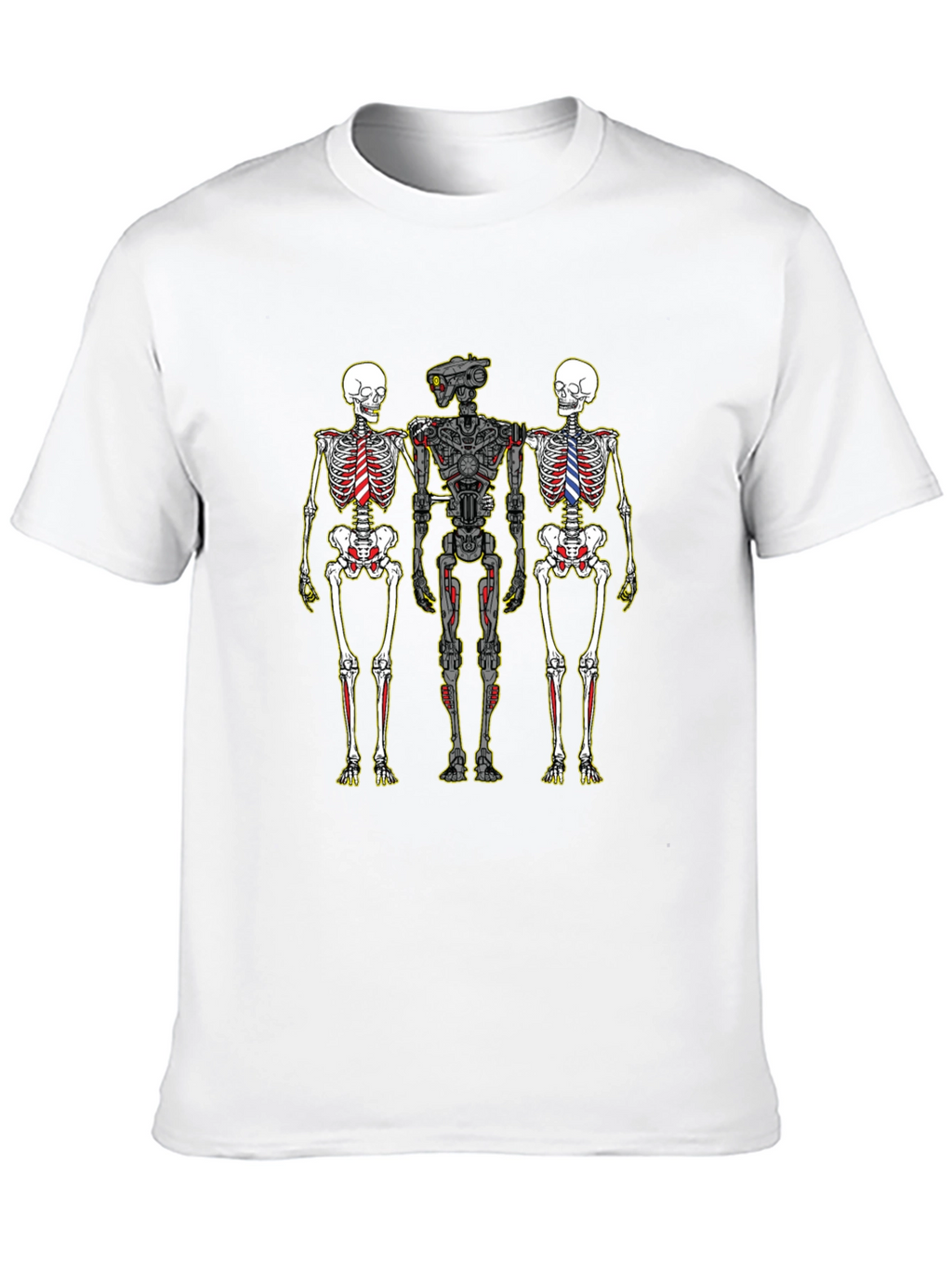 Skeleton Trio Graphic T-Shirt