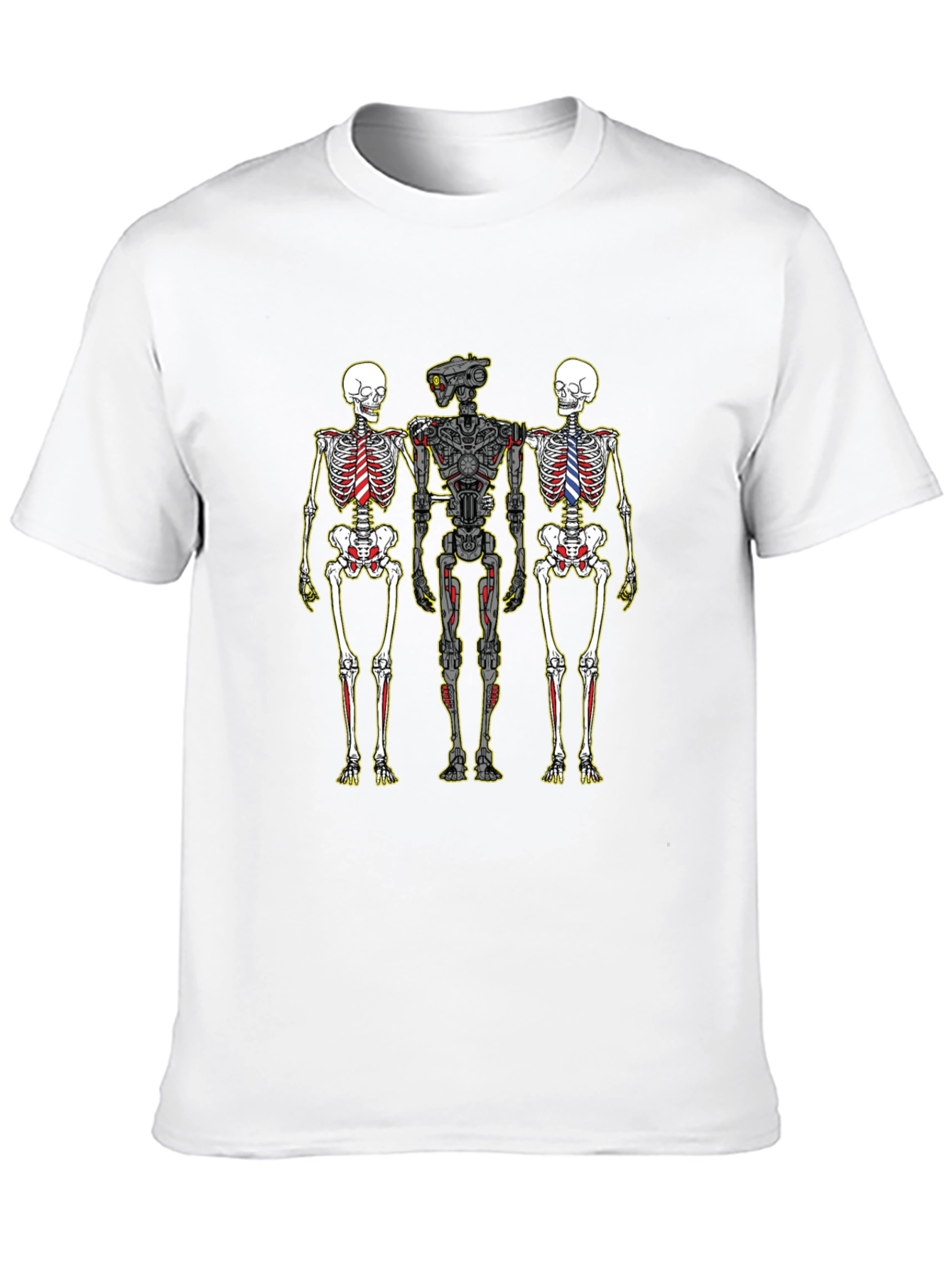 Skeleton Trio Graphic T-Shirt