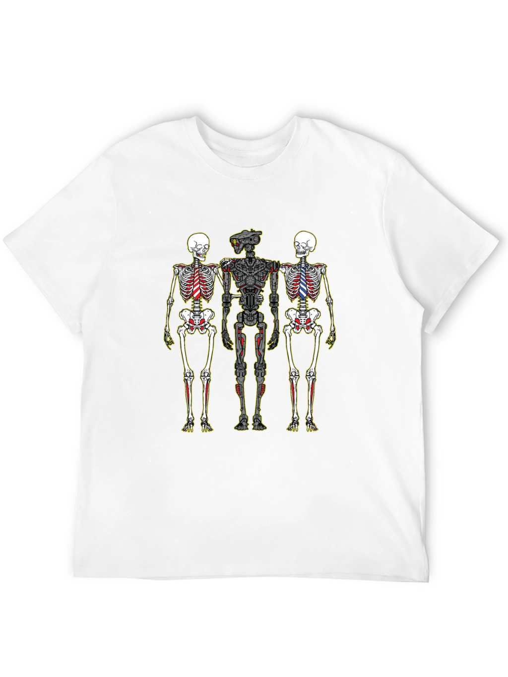 Skeleton Trio Graphic T-Shirt