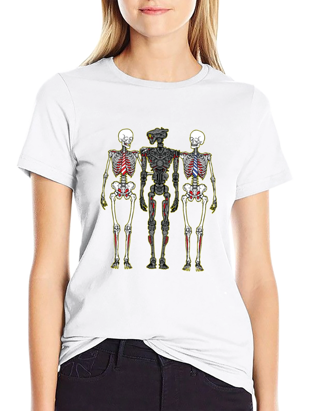Skeleton Trio Graphic T-Shirt