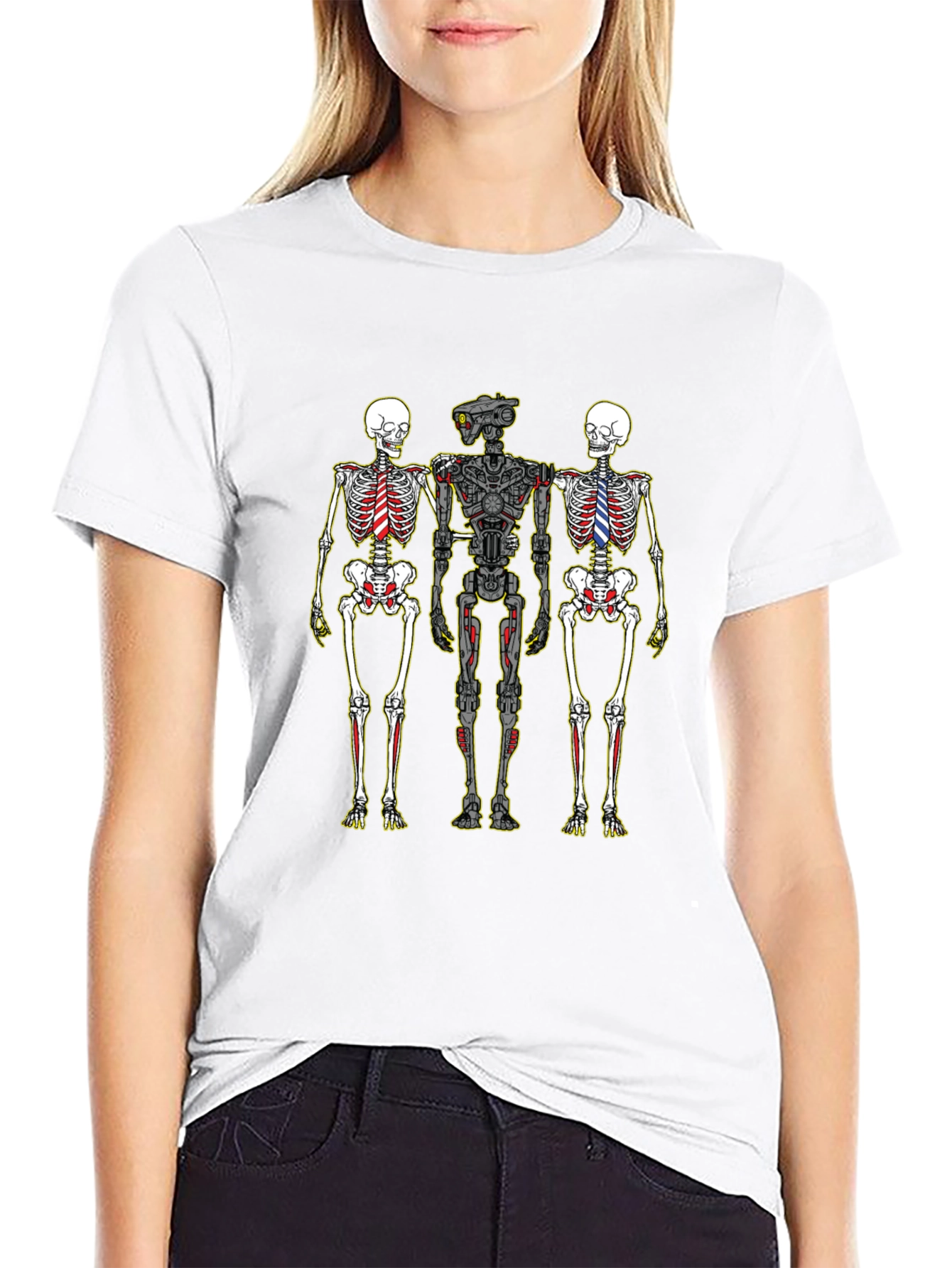 Skeleton Trio Graphic T-Shirt