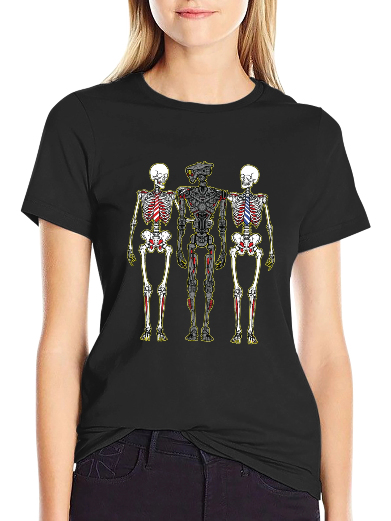 Skeleton Trio Graphic T-Shirt