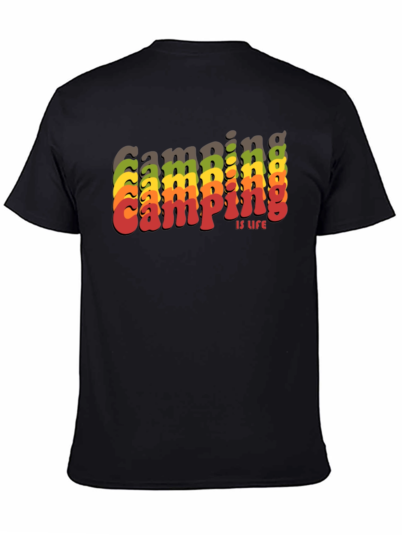 Camping is Life Retro T-Shirt