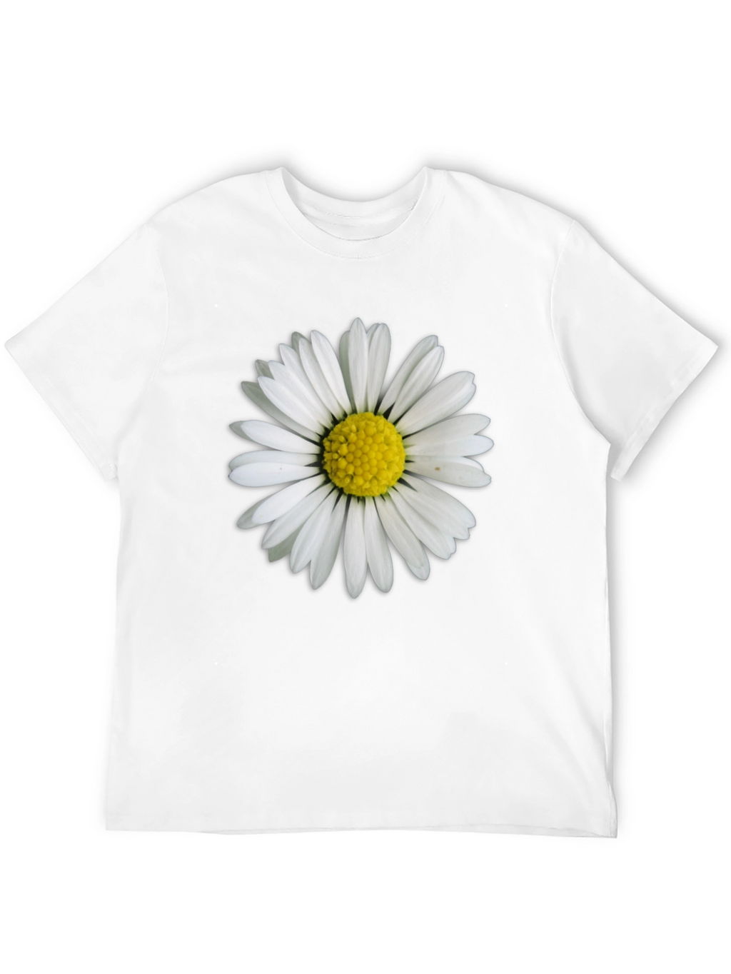 Daisy Graphic Tee - Black Cotton Comfort