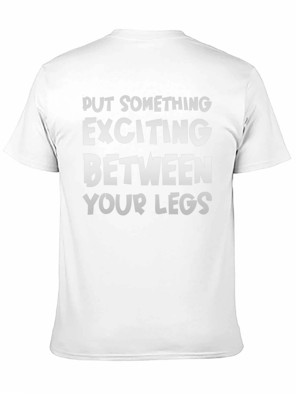 Exciting Legs Graphic Tee - Black Cotton T-Shirt