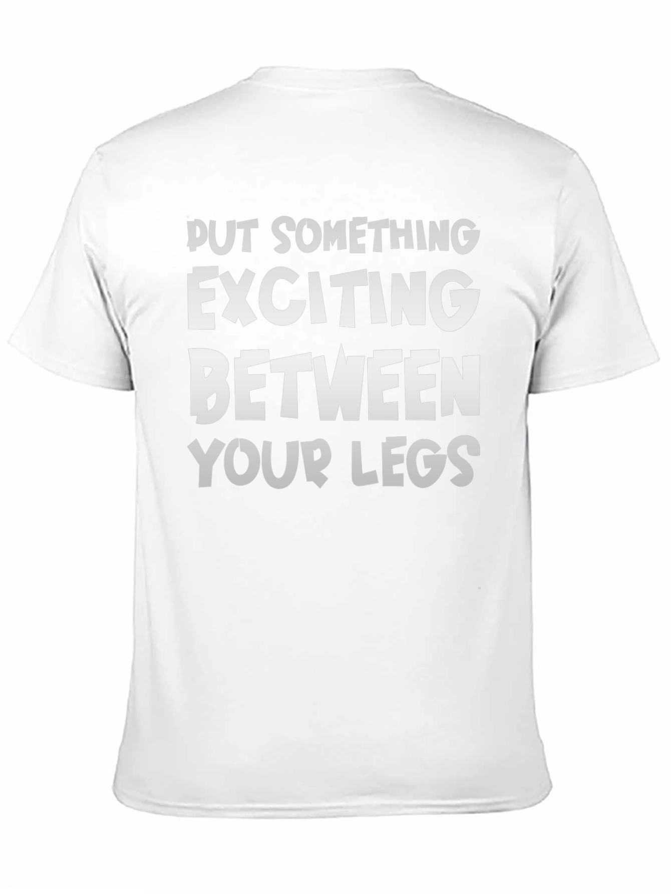 Exciting Legs Graphic Tee - Black Cotton T-Shirt