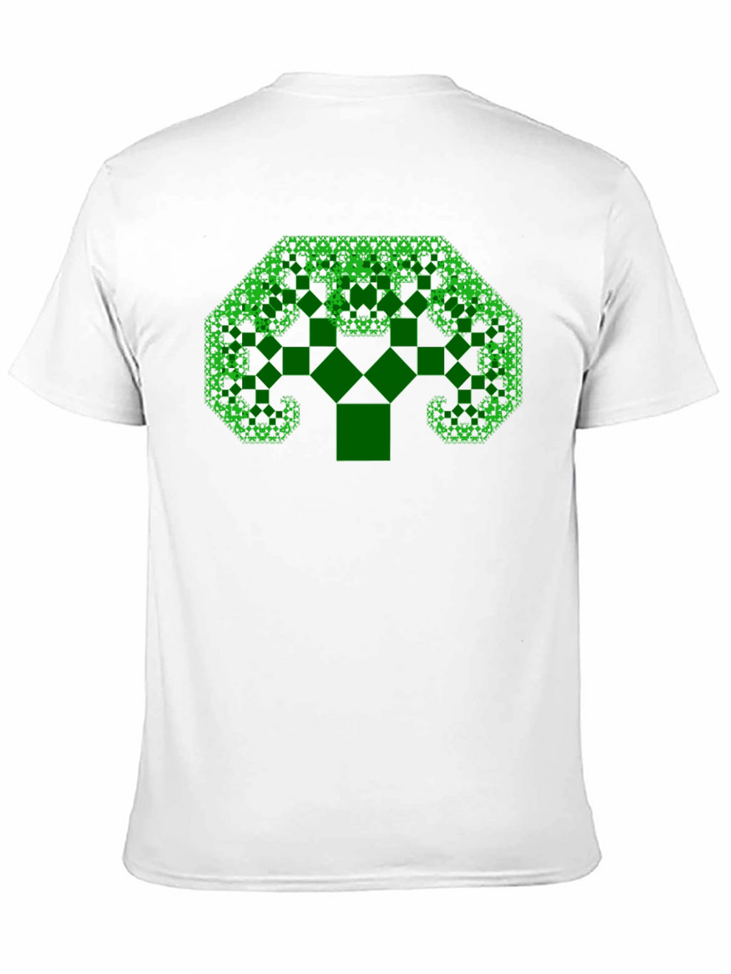 Fractal Tree Black T-Shirt