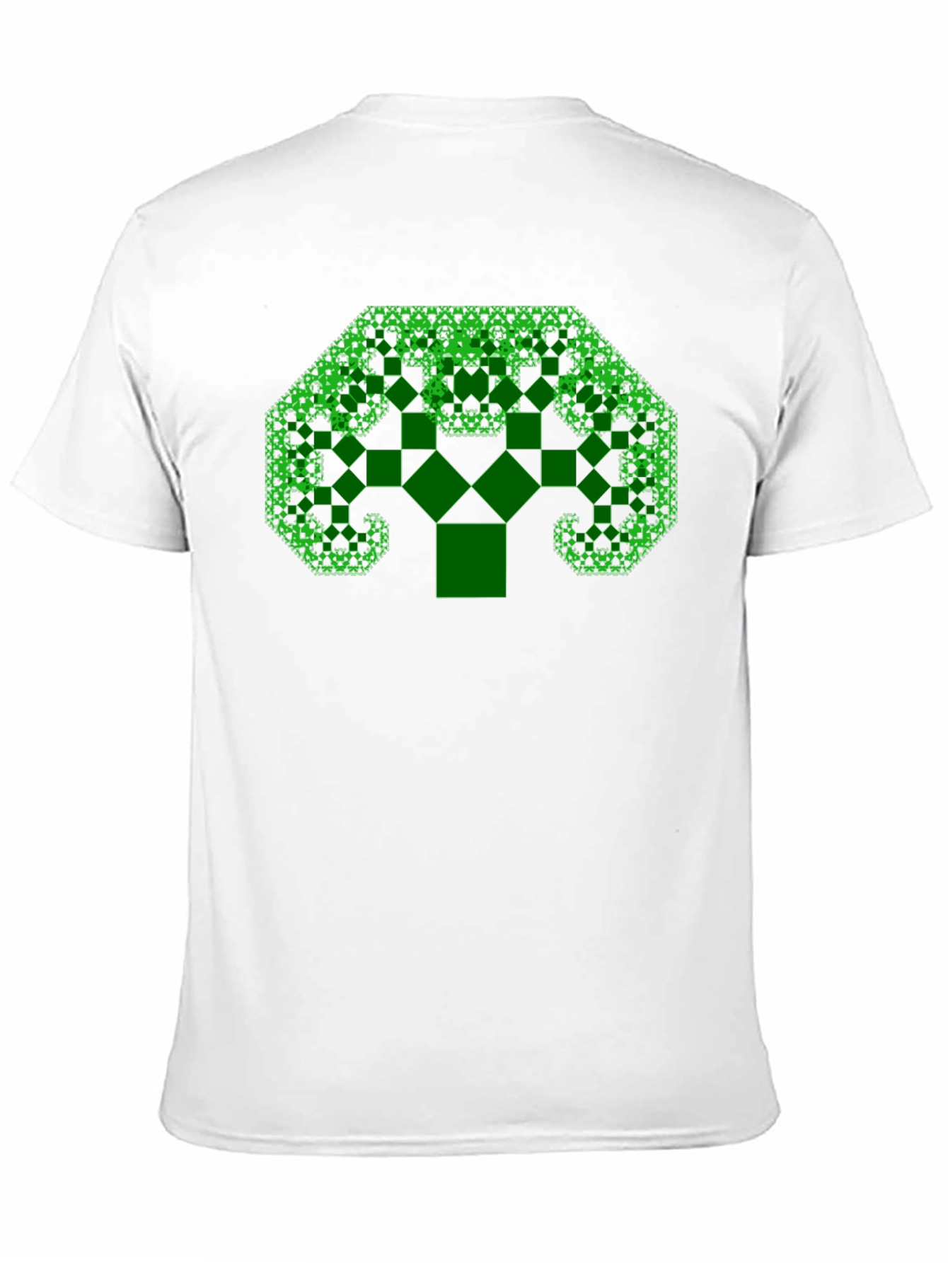 Fractal Tree Black T-Shirt