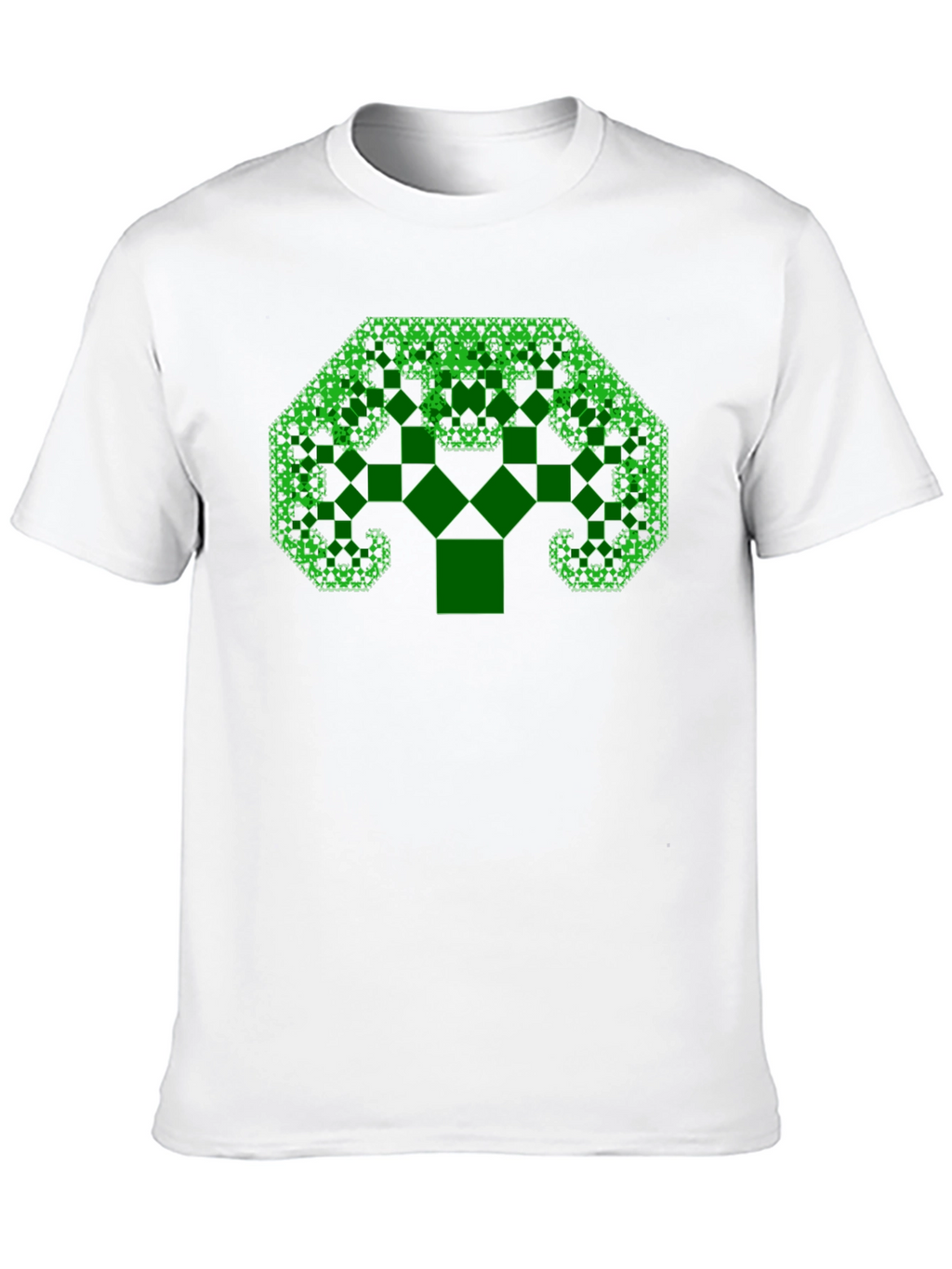 Fractal Tree Black T-Shirt