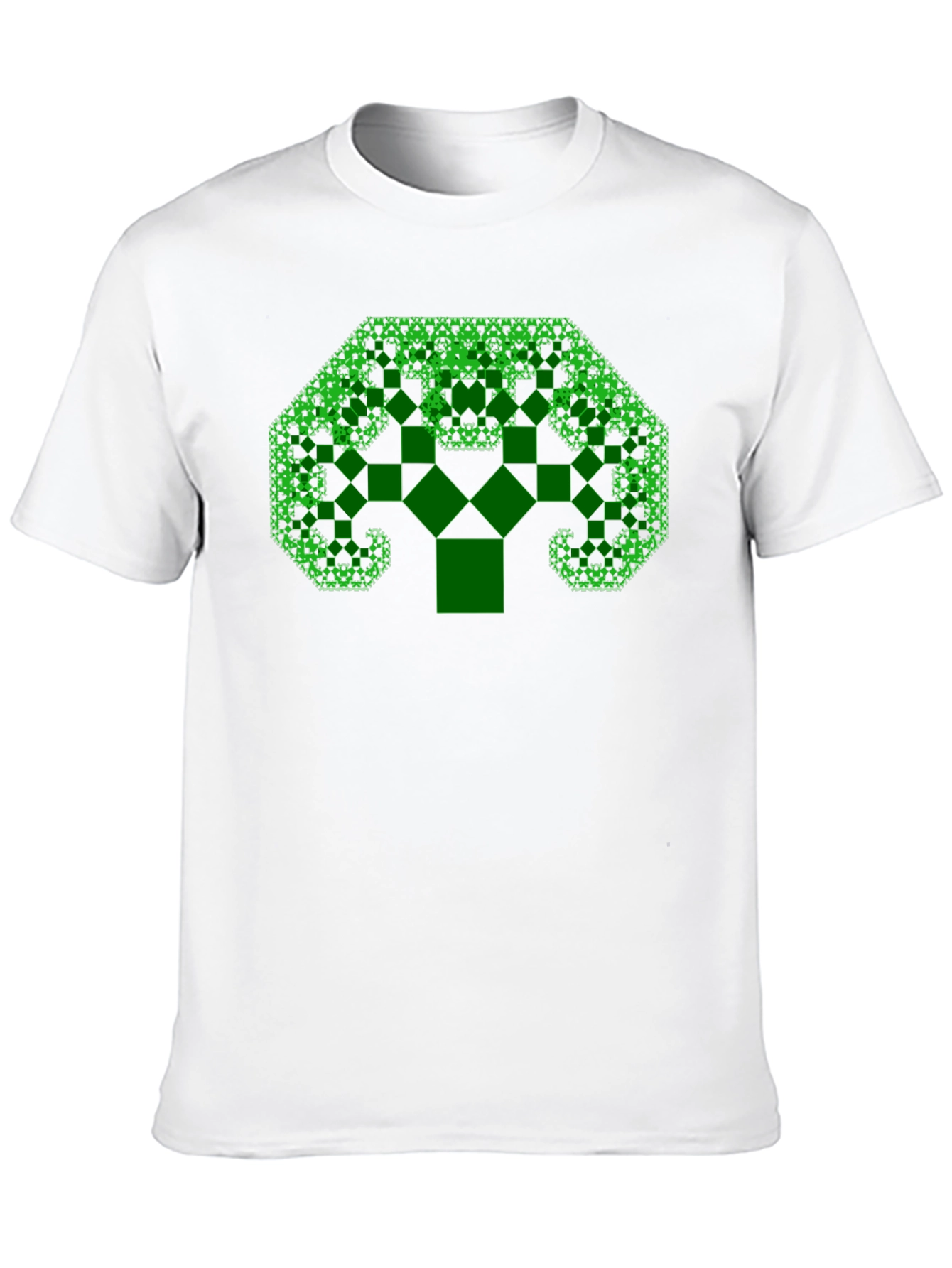 Fractal Tree Black T-Shirt