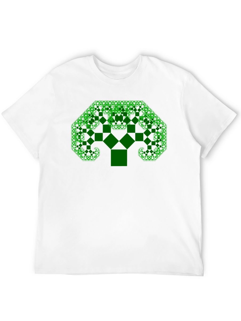 Fractal Tree Black T-Shirt