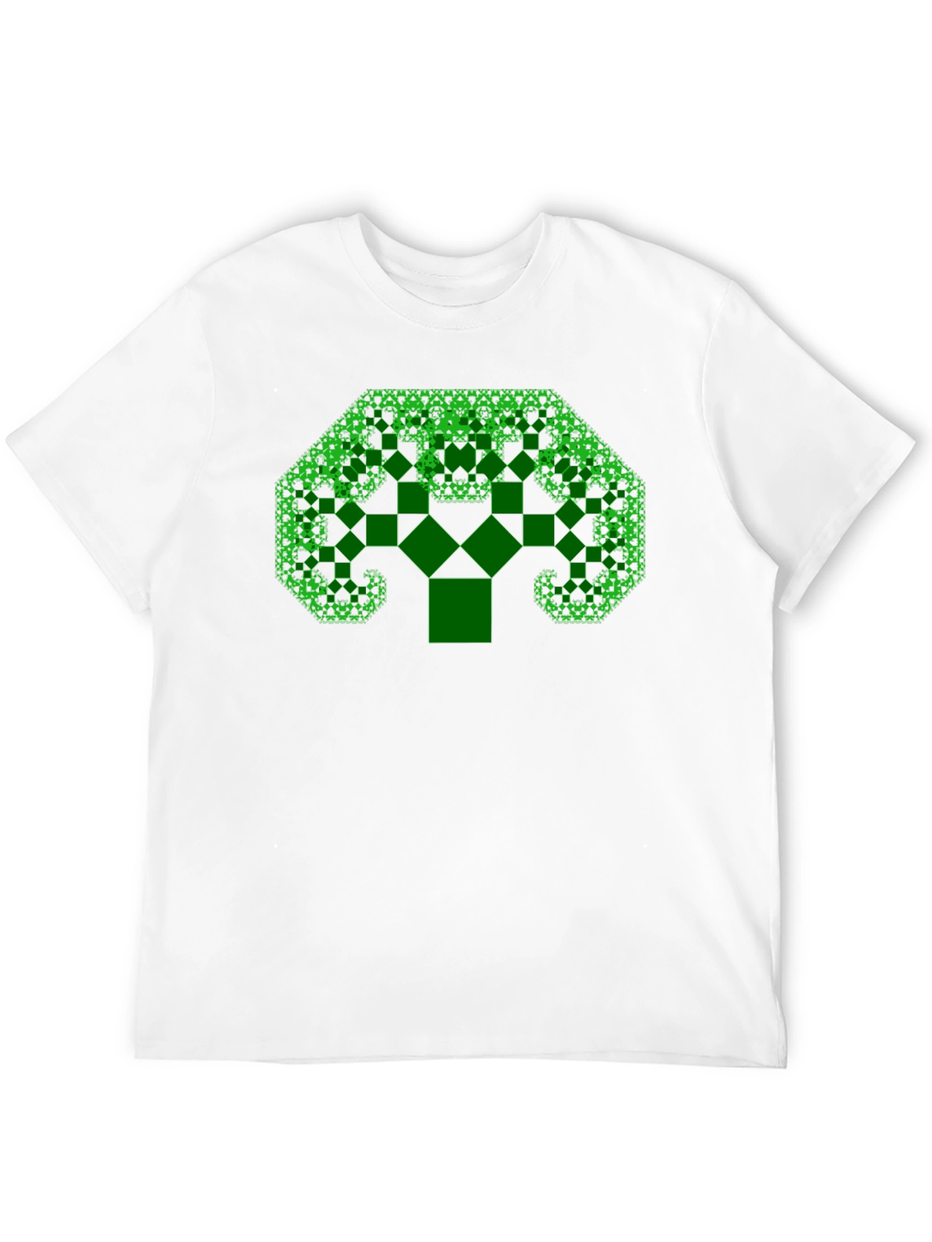 Fractal Tree Black T-Shirt