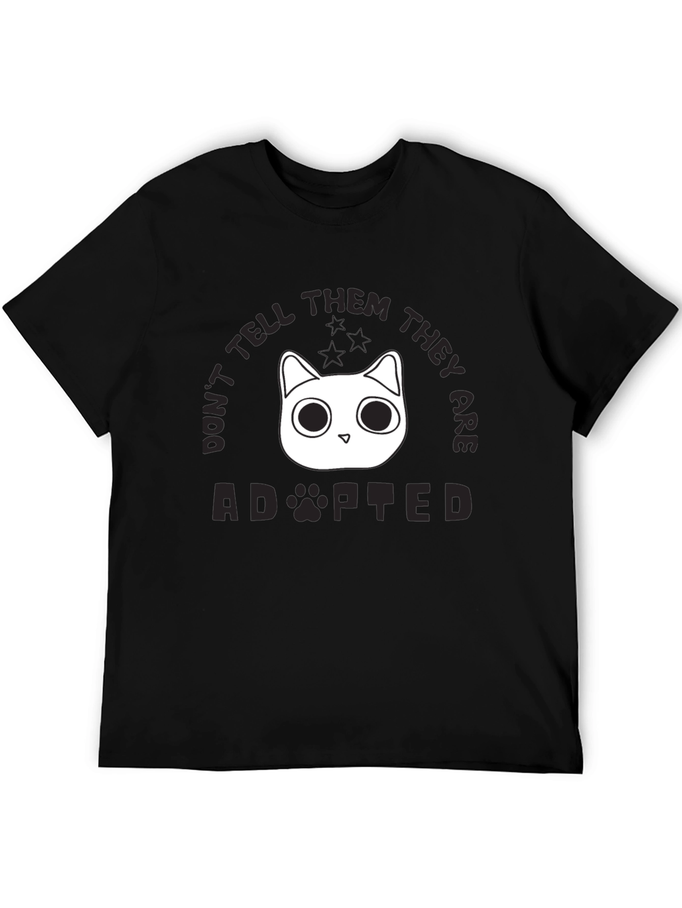 Dont Tell Them Adopted Cat T-Shirt