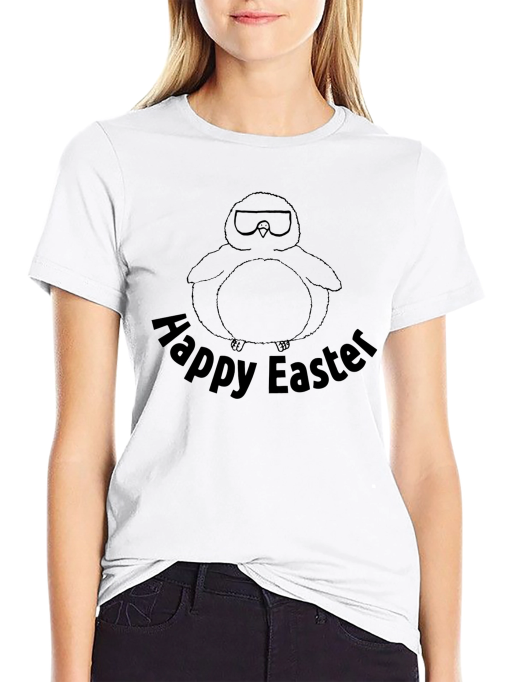 Happy Easter Penguin Graphic T-Shirt