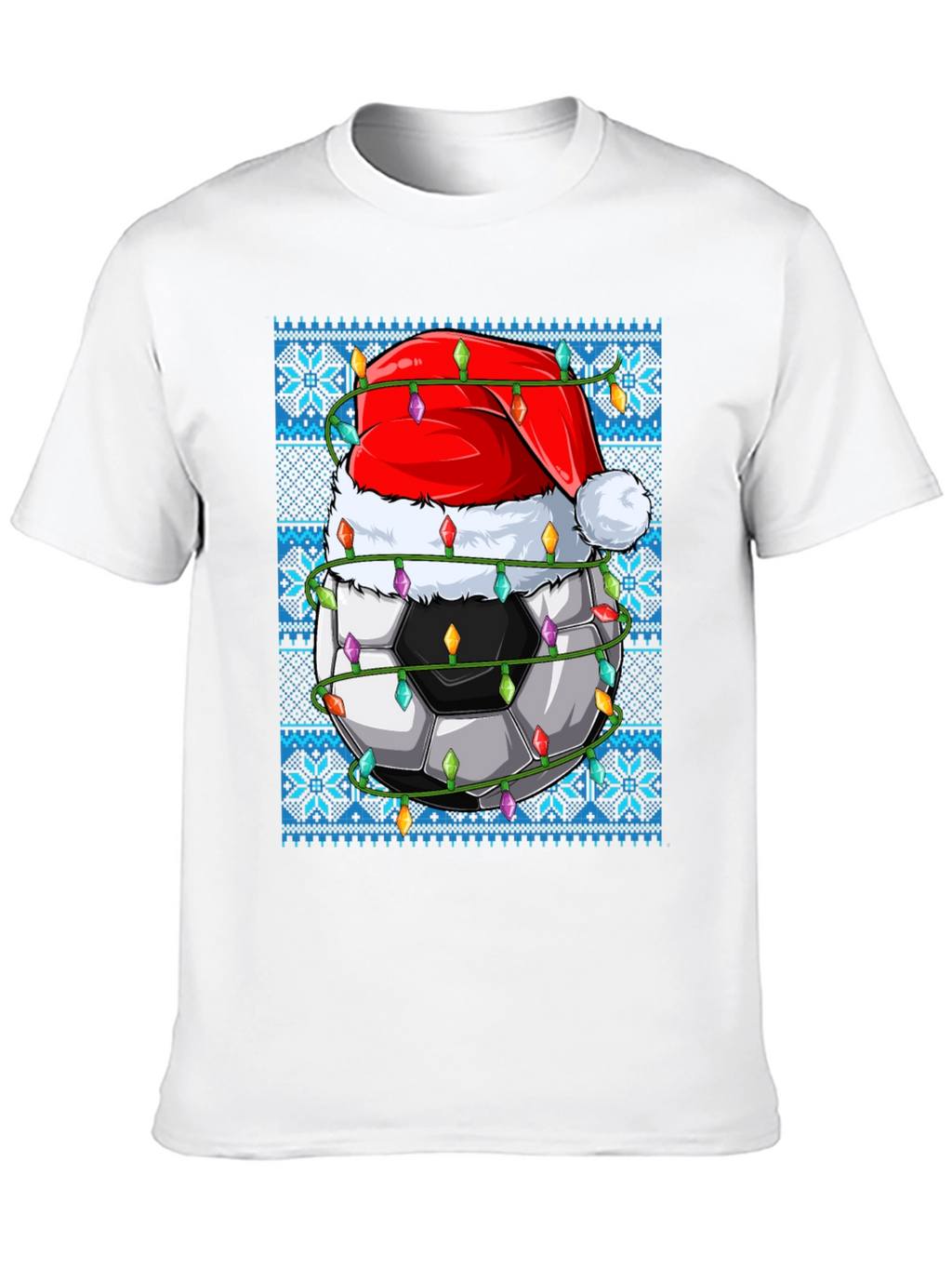 Festive Soccer Christmas T-Shirt