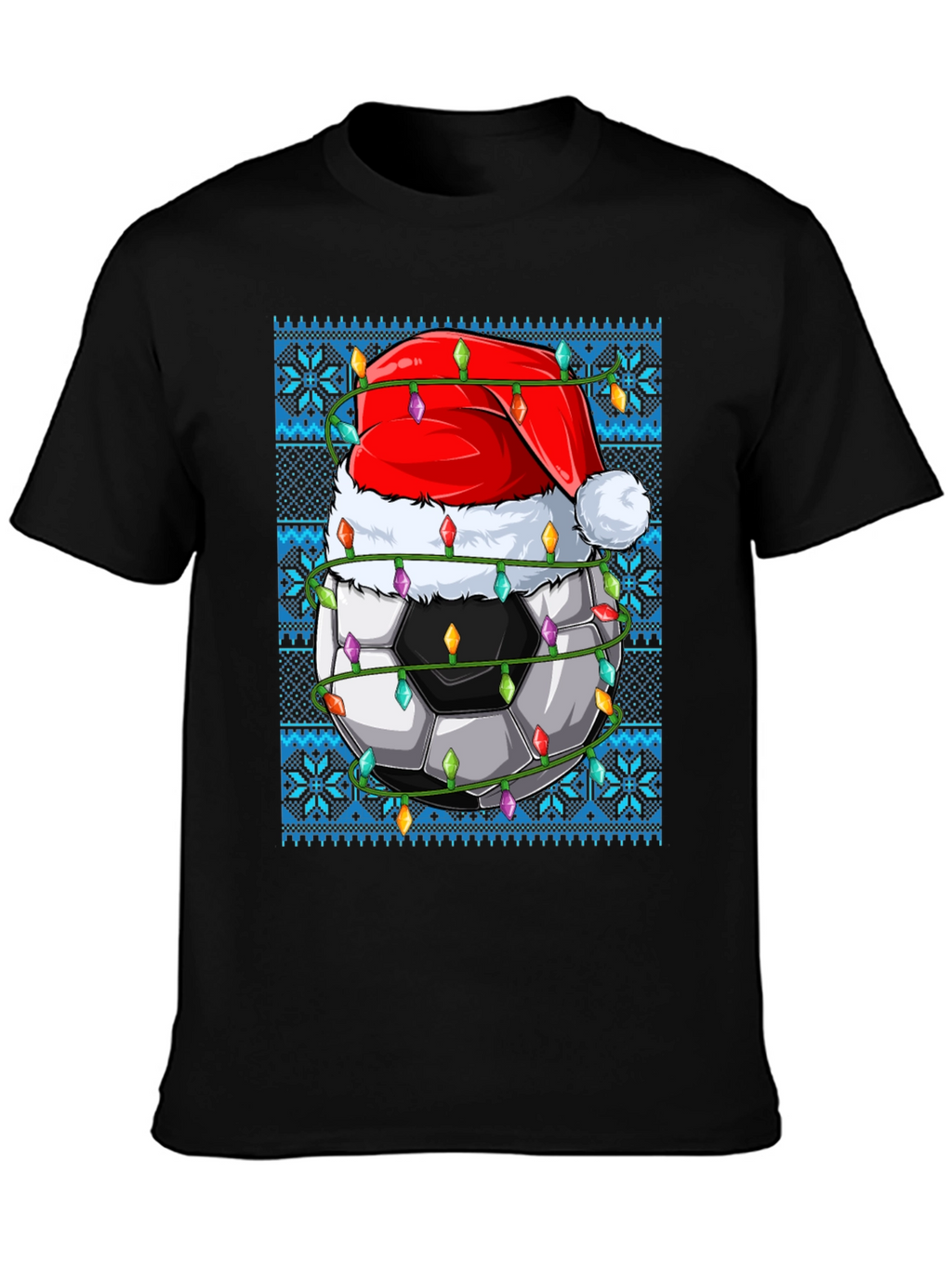 Festive Soccer Christmas T-Shirt