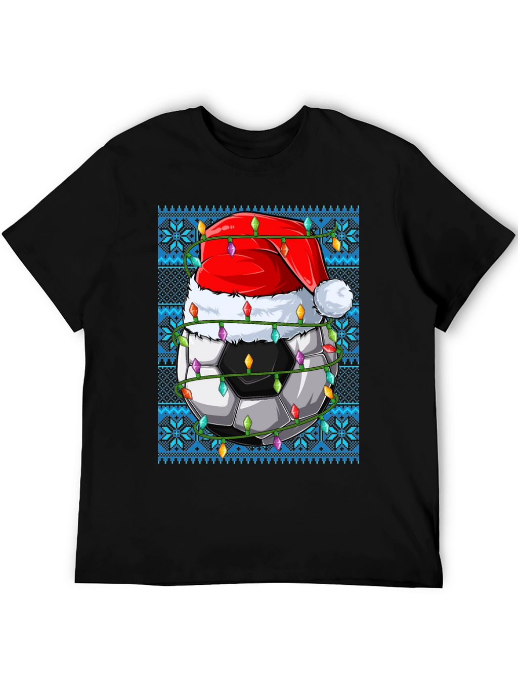 Festive Soccer Christmas T-Shirt